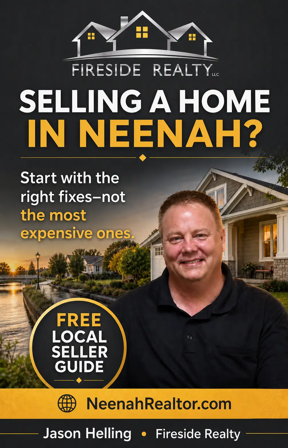 Neenah home seller guide from Jason Helling and Fireside Realty